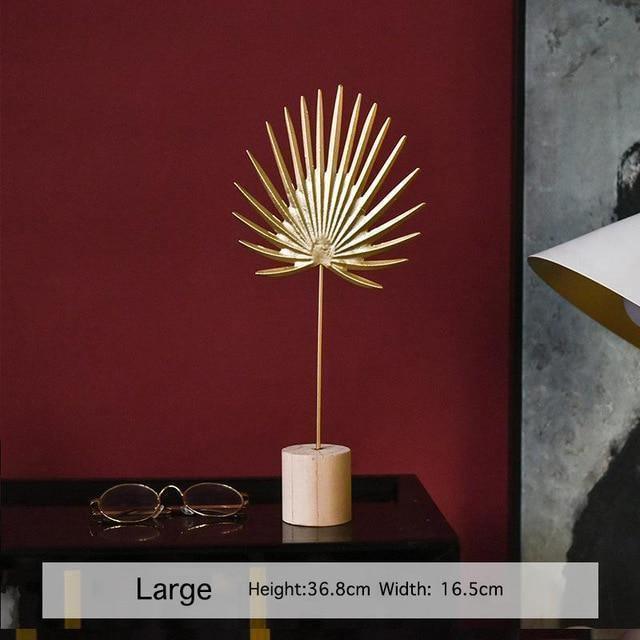 Golden Banana Leaf Ornaments