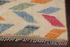 Geometric Moroccan Berber Oriental Area Rug Oversized Handmade Plush Wool 12'