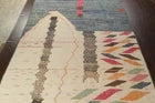 Geometric Moroccan Berber Oriental Area Rug Oversized Handmade Plush Wool 12'