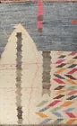 Geometric Moroccan Berber Oriental Area Rug Oversized Handmade Plush Wool 12'